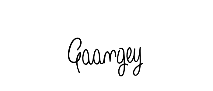 You should practise on your own different ways (Angelique-Rose-font-FFP) to write your name (Gaangey) in signature. don't let someone else do it for you. Gaangey signature style 5 images and pictures png