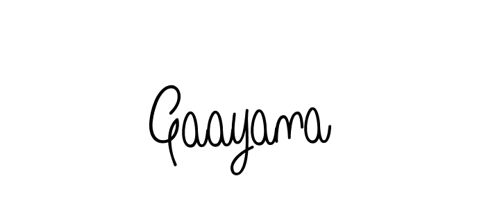 Make a beautiful signature design for name Gaayana. Use this online signature maker to create a handwritten signature for free. Gaayana signature style 5 images and pictures png