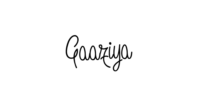 Once you've used our free online signature maker to create your best signature Angelique-Rose-font-FFP style, it's time to enjoy all of the benefits that Gaaziya name signing documents. Gaaziya signature style 5 images and pictures png