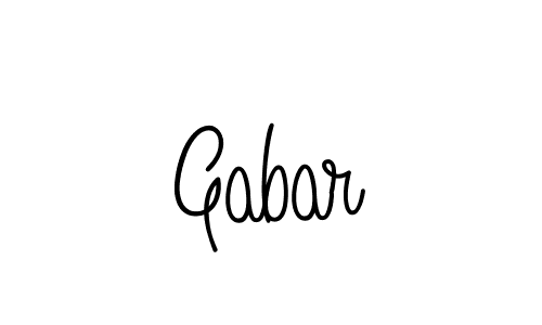 Use a signature maker to create a handwritten signature online. With this signature software, you can design (Angelique-Rose-font-FFP) your own signature for name Gabar. Gabar signature style 5 images and pictures png