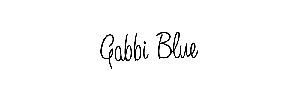 Once you've used our free online signature maker to create your best signature Angelique-Rose-font-FFP style, it's time to enjoy all of the benefits that Gabbi Blue name signing documents. Gabbi Blue signature style 5 images and pictures png
