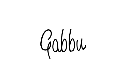 Also we have Gabbu name is the best signature style. Create professional handwritten signature collection using Angelique-Rose-font-FFP autograph style. Gabbu signature style 5 images and pictures png