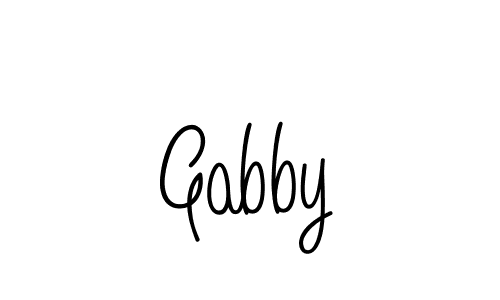 if you are searching for the best signature style for your name Gabby. so please give up your signature search. here we have designed multiple signature styles  using Angelique-Rose-font-FFP. Gabby signature style 5 images and pictures png