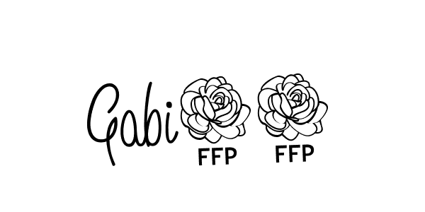Design your own signature with our free online signature maker. With this signature software, you can create a handwritten (Angelique-Rose-font-FFP) signature for name Gabi23. Gabi23 signature style 5 images and pictures png
