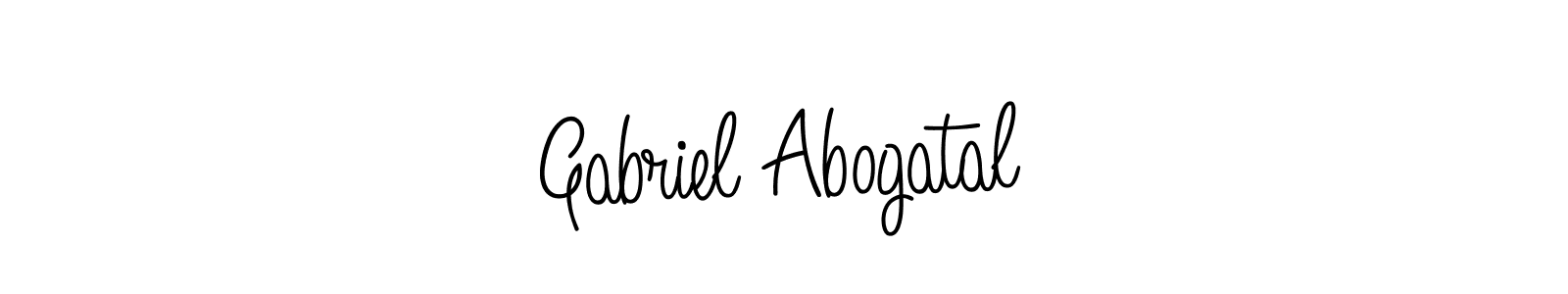 Also we have Gabriel Abogatal name is the best signature style. Create professional handwritten signature collection using Angelique-Rose-font-FFP autograph style. Gabriel Abogatal signature style 5 images and pictures png