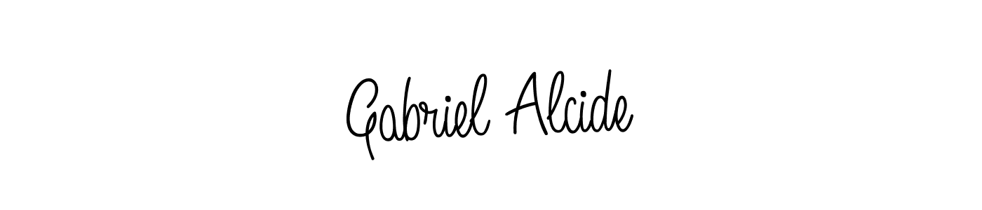 Best and Professional Signature Style for Gabriel Alcide. Angelique-Rose-font-FFP Best Signature Style Collection. Gabriel Alcide signature style 5 images and pictures png