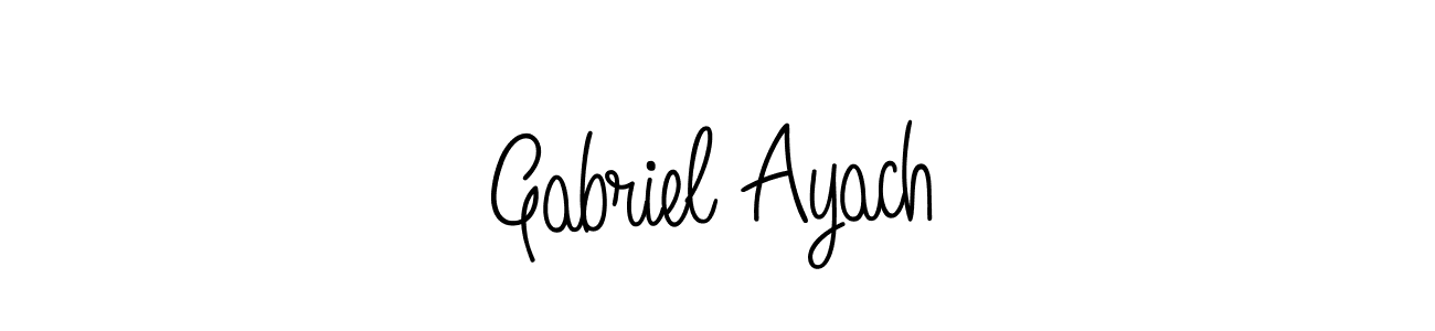 Similarly Angelique-Rose-font-FFP is the best handwritten signature design. Signature creator online .You can use it as an online autograph creator for name Gabriel Ayach. Gabriel Ayach signature style 5 images and pictures png