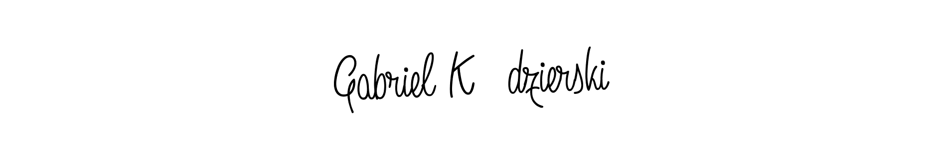 How to make Gabriel Kędzierski signature? Angelique-Rose-font-FFP is a professional autograph style. Create handwritten signature for Gabriel Kędzierski name. Gabriel Kędzierski signature style 5 images and pictures png