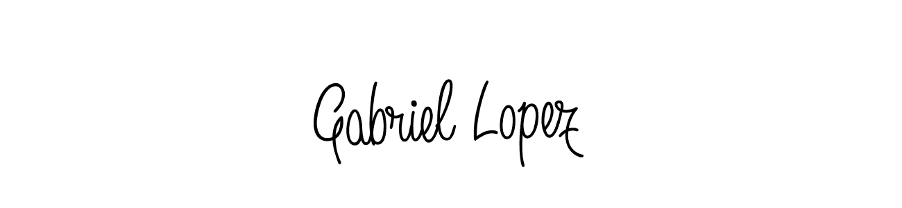 Best and Professional Signature Style for Gabriel Lopez. Angelique-Rose-font-FFP Best Signature Style Collection. Gabriel Lopez signature style 5 images and pictures png