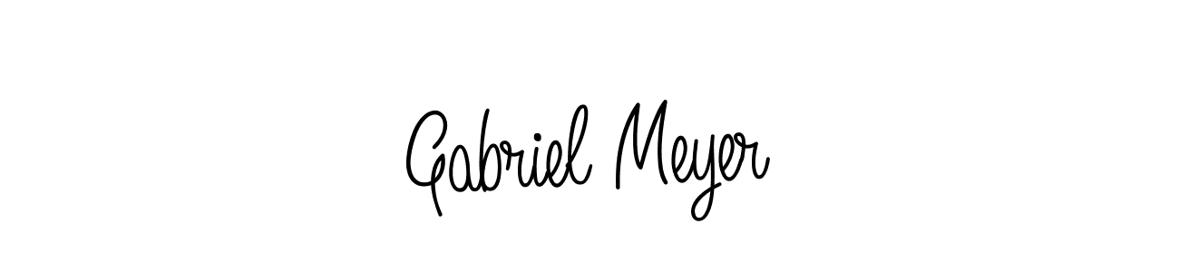 if you are searching for the best signature style for your name Gabriel Meyer. so please give up your signature search. here we have designed multiple signature styles  using Angelique-Rose-font-FFP. Gabriel Meyer signature style 5 images and pictures png