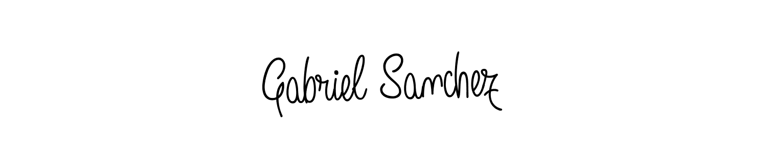 Similarly Angelique-Rose-font-FFP is the best handwritten signature design. Signature creator online .You can use it as an online autograph creator for name Gabriel Sanchez. Gabriel Sanchez signature style 5 images and pictures png