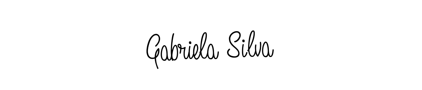 How to Draw Gabriela Silva signature style? Angelique-Rose-font-FFP is a latest design signature styles for name Gabriela Silva. Gabriela Silva signature style 5 images and pictures png