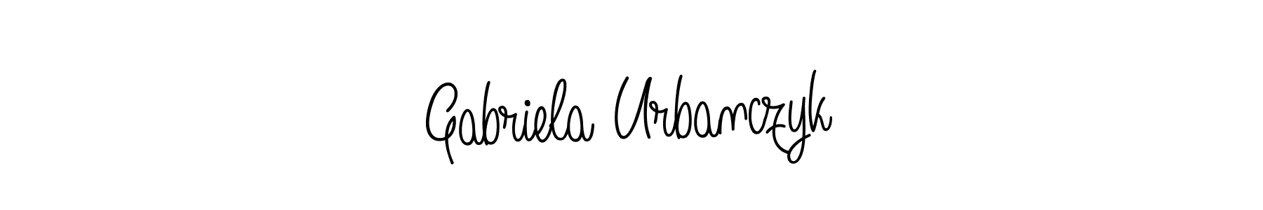 Here are the top 10 professional signature styles for the name Gabriela Urbanczyk. These are the best autograph styles you can use for your name. Gabriela Urbanczyk signature style 5 images and pictures png