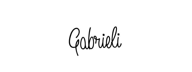 The best way (Angelique-Rose-font-FFP) to make a short signature is to pick only two or three words in your name. The name Gabrieli include a total of six letters. For converting this name. Gabrieli signature style 5 images and pictures png