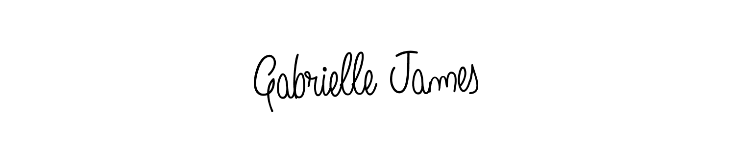 See photos of Gabrielle James official signature by Spectra . Check more albums & portfolios. Read reviews & check more about Angelique-Rose-font-FFP font. Gabrielle James signature style 5 images and pictures png