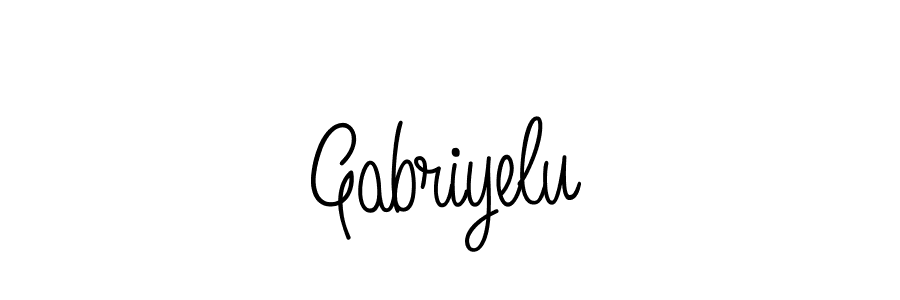 Make a beautiful signature design for name Gabriyelu. Use this online signature maker to create a handwritten signature for free. Gabriyelu signature style 5 images and pictures png