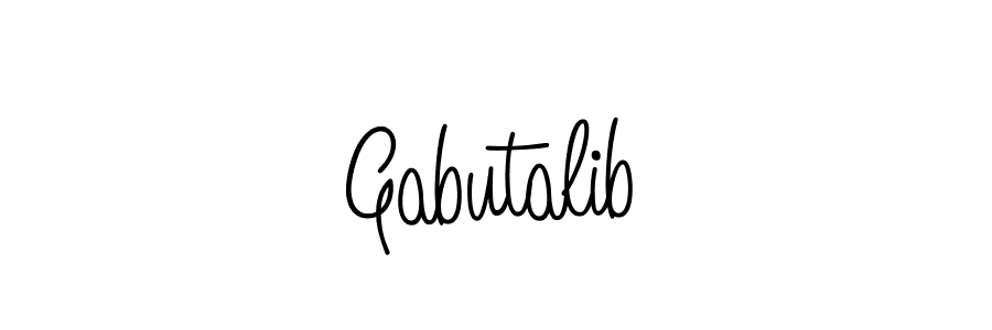 How to make Gabutalib name signature. Use Angelique-Rose-font-FFP style for creating short signs online. This is the latest handwritten sign. Gabutalib signature style 5 images and pictures png