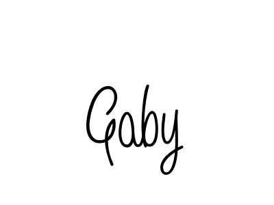 if you are searching for the best signature style for your name Gaby. so please give up your signature search. here we have designed multiple signature styles  using Angelique-Rose-font-FFP. Gaby signature style 5 images and pictures png