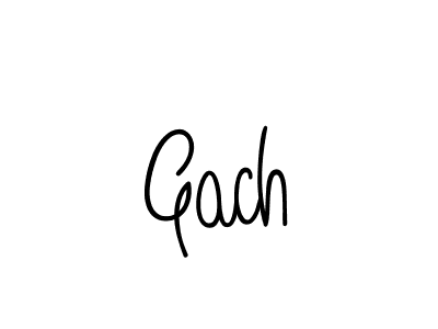 You can use this online signature creator to create a handwritten signature for the name Gach. This is the best online autograph maker. Gach signature style 5 images and pictures png