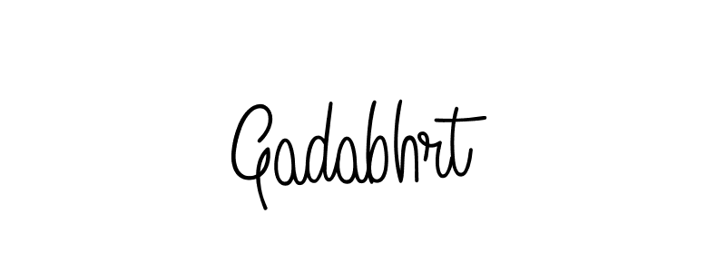 How to Draw Gadabhrt signature style? Angelique-Rose-font-FFP is a latest design signature styles for name Gadabhrt. Gadabhrt signature style 5 images and pictures png