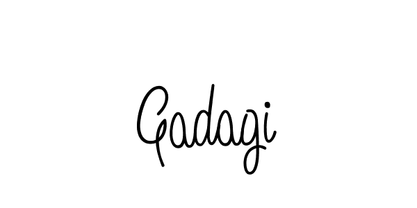 Make a beautiful signature design for name Gadagi. Use this online signature maker to create a handwritten signature for free. Gadagi signature style 5 images and pictures png