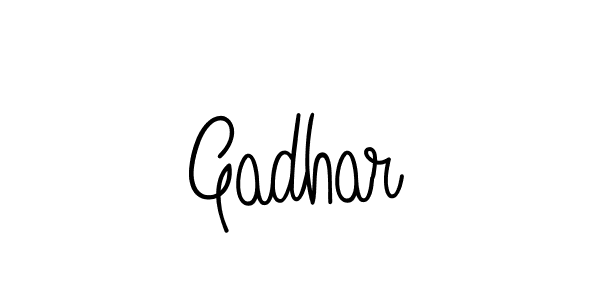 How to make Gadhar signature? Angelique-Rose-font-FFP is a professional autograph style. Create handwritten signature for Gadhar name. Gadhar signature style 5 images and pictures png