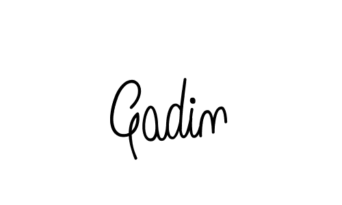 The best way (Angelique-Rose-font-FFP) to make a short signature is to pick only two or three words in your name. The name Gadin include a total of six letters. For converting this name. Gadin signature style 5 images and pictures png