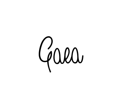 Make a beautiful signature design for name Gaea. With this signature (Angelique-Rose-font-FFP) style, you can create a handwritten signature for free. Gaea signature style 5 images and pictures png