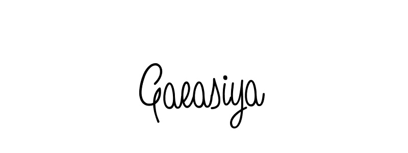 How to make Gaeasiya signature? Angelique-Rose-font-FFP is a professional autograph style. Create handwritten signature for Gaeasiya name. Gaeasiya signature style 5 images and pictures png