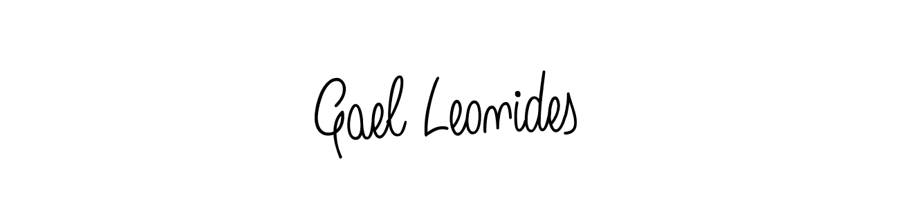 Check out images of Autograph of Gael Leonides name. Actor Gael Leonides Signature Style. Angelique-Rose-font-FFP is a professional sign style online. Gael Leonides signature style 5 images and pictures png