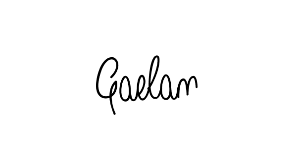 How to Draw Gaelan signature style? Angelique-Rose-font-FFP is a latest design signature styles for name Gaelan. Gaelan signature style 5 images and pictures png