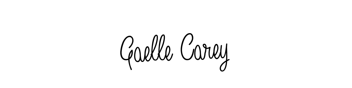 How to Draw Gaelle Carey signature style? Angelique-Rose-font-FFP is a latest design signature styles for name Gaelle Carey. Gaelle Carey signature style 5 images and pictures png