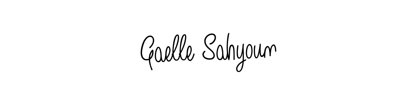 Similarly Angelique-Rose-font-FFP is the best handwritten signature design. Signature creator online .You can use it as an online autograph creator for name Gaelle Sahyoun. Gaelle Sahyoun signature style 5 images and pictures png