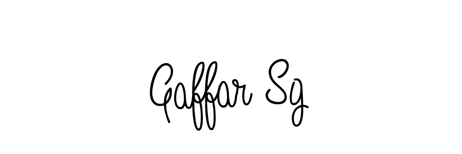 How to Draw Gaffar Sg signature style? Angelique-Rose-font-FFP is a latest design signature styles for name Gaffar Sg. Gaffar Sg signature style 5 images and pictures png