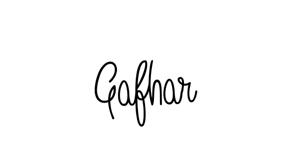 Use a signature maker to create a handwritten signature online. With this signature software, you can design (Angelique-Rose-font-FFP) your own signature for name Gafhar. Gafhar signature style 5 images and pictures png