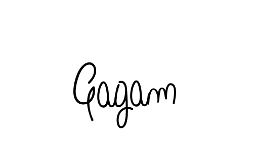 Also we have Gagam name is the best signature style. Create professional handwritten signature collection using Angelique-Rose-font-FFP autograph style. Gagam signature style 5 images and pictures png