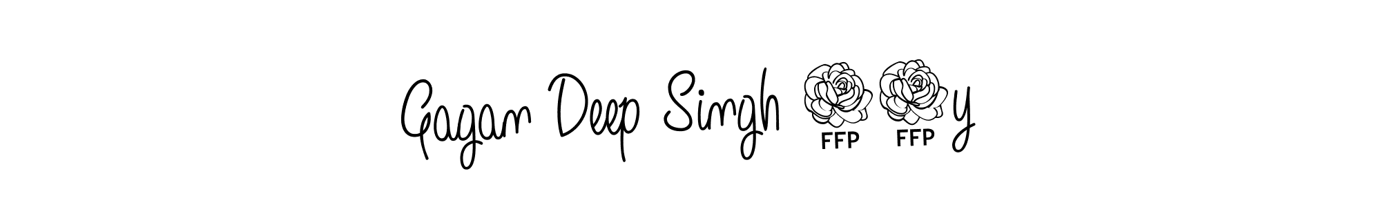 How to make Gagan Deep Singh 21y name signature. Use Angelique-Rose-font-FFP style for creating short signs online. This is the latest handwritten sign. Gagan Deep Singh 21y signature style 5 images and pictures png