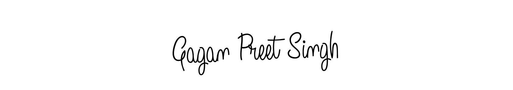 Make a beautiful signature design for name Gagan Preet Singh. With this signature (Angelique-Rose-font-FFP) style, you can create a handwritten signature for free. Gagan Preet Singh signature style 5 images and pictures png