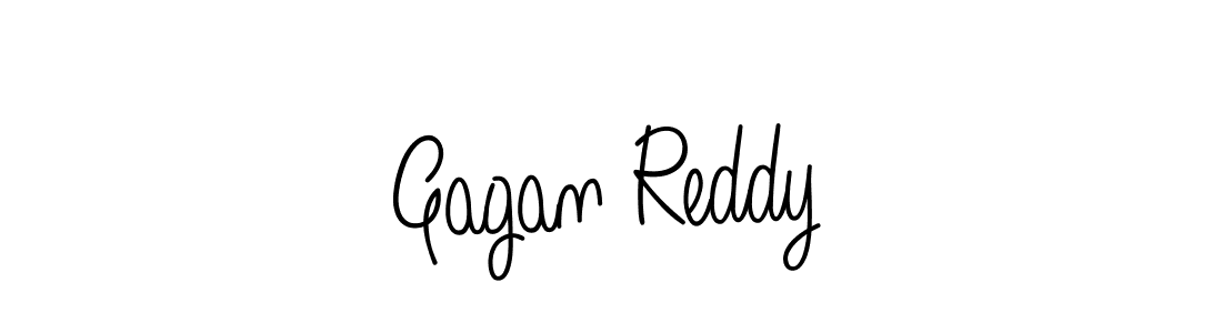 Make a beautiful signature design for name Gagan Reddy. With this signature (Angelique-Rose-font-FFP) style, you can create a handwritten signature for free. Gagan Reddy signature style 5 images and pictures png