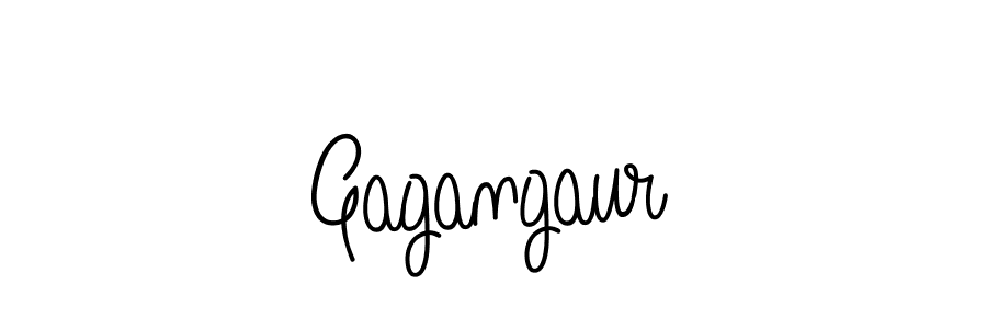 Create a beautiful signature design for name Gagangaur. With this signature (Angelique-Rose-font-FFP) fonts, you can make a handwritten signature for free. Gagangaur signature style 5 images and pictures png