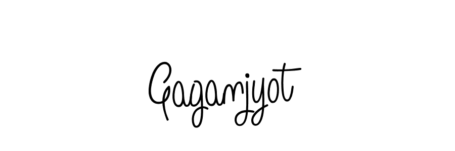 You should practise on your own different ways (Angelique-Rose-font-FFP) to write your name (Gaganjyot) in signature. don't let someone else do it for you. Gaganjyot signature style 5 images and pictures png