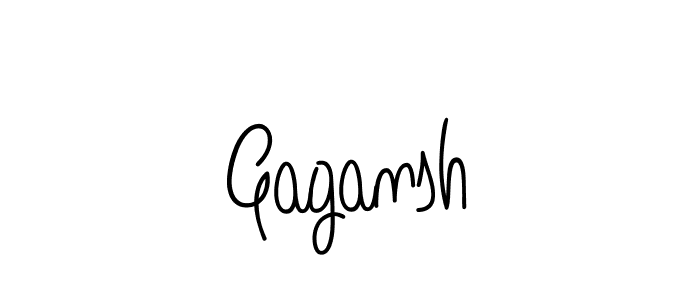 You should practise on your own different ways (Angelique-Rose-font-FFP) to write your name (Gagansh) in signature. don't let someone else do it for you. Gagansh signature style 5 images and pictures png