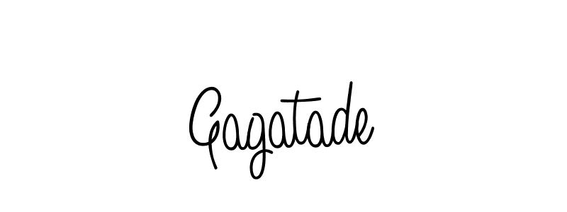 How to Draw Gagatade signature style? Angelique-Rose-font-FFP is a latest design signature styles for name Gagatade. Gagatade signature style 5 images and pictures png