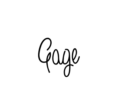 How to make Gage name signature. Use Angelique-Rose-font-FFP style for creating short signs online. This is the latest handwritten sign. Gage signature style 5 images and pictures png