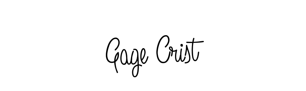 Also we have Gage Crist name is the best signature style. Create professional handwritten signature collection using Angelique-Rose-font-FFP autograph style. Gage Crist signature style 5 images and pictures png