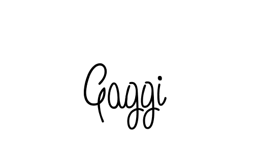 How to make Gaggi name signature. Use Angelique-Rose-font-FFP style for creating short signs online. This is the latest handwritten sign. Gaggi signature style 5 images and pictures png