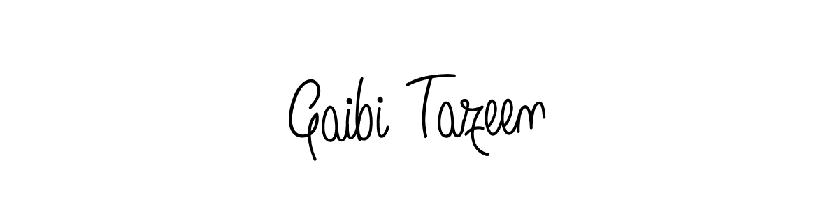 Angelique-Rose-font-FFP is a professional signature style that is perfect for those who want to add a touch of class to their signature. It is also a great choice for those who want to make their signature more unique. Get Gaibi Tazeen name to fancy signature for free. Gaibi Tazeen signature style 5 images and pictures png