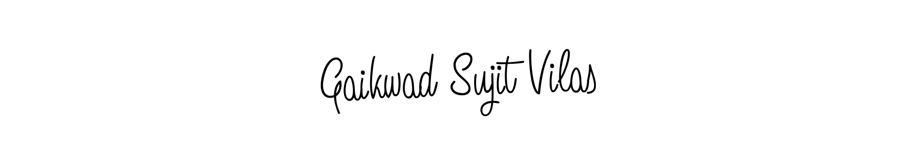 Use a signature maker to create a handwritten signature online. With this signature software, you can design (Angelique-Rose-font-FFP) your own signature for name Gaikwad Sujit Vilas. Gaikwad Sujit Vilas signature style 5 images and pictures png