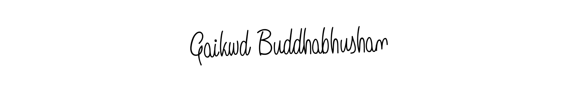 Design your own signature with our free online signature maker. With this signature software, you can create a handwritten (Angelique-Rose-font-FFP) signature for name Gaikwd Buddhabhushan. Gaikwd Buddhabhushan signature style 5 images and pictures png