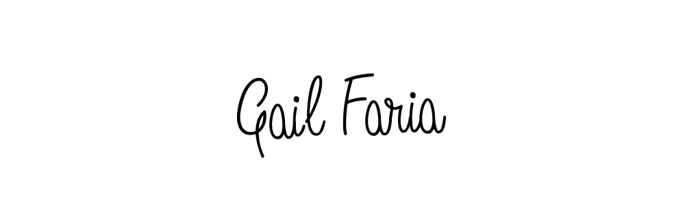 Make a beautiful signature design for name Gail Faria. Use this online signature maker to create a handwritten signature for free. Gail Faria signature style 5 images and pictures png